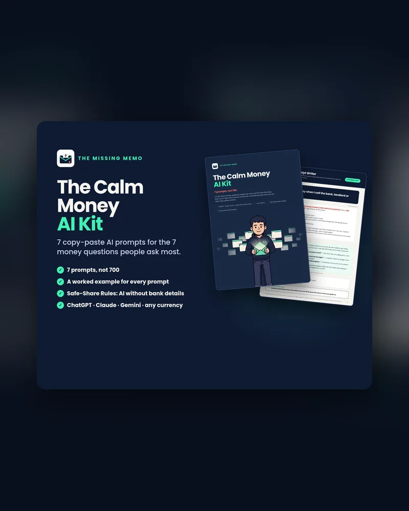 The Calm Money AI Kit cover
