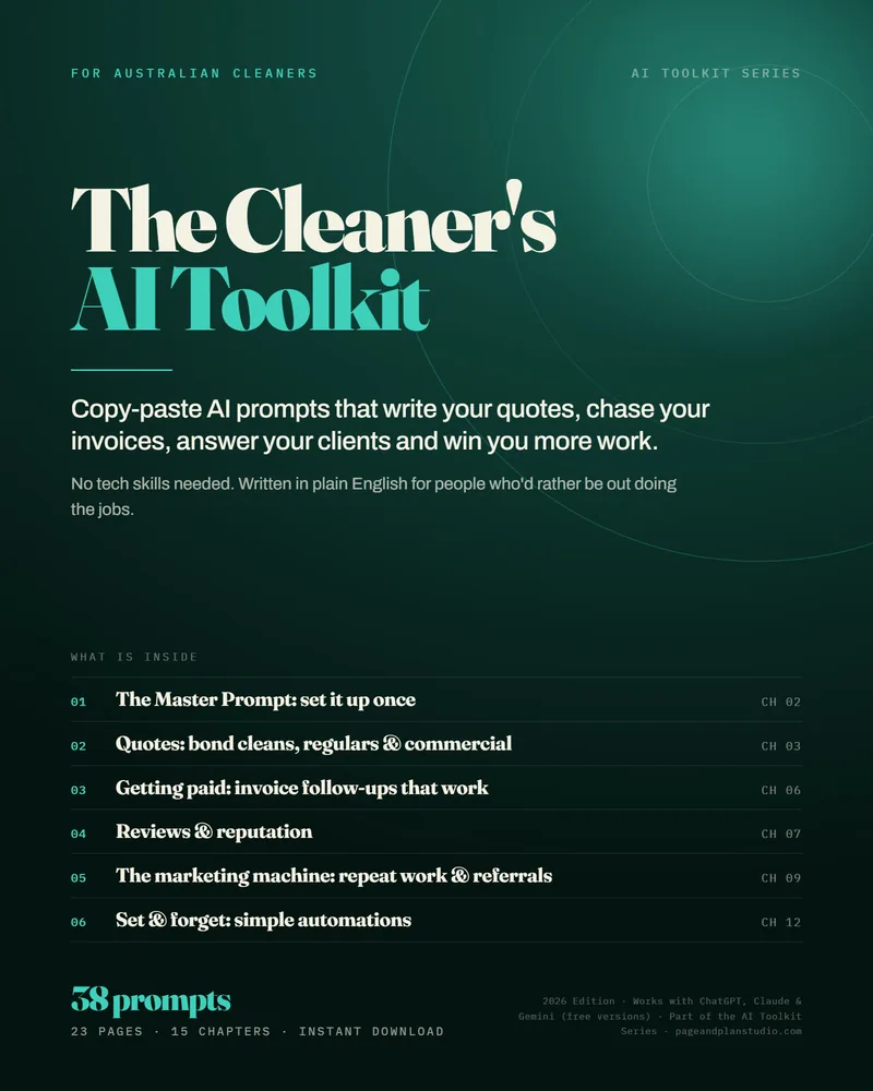 The Cleaner's AI Toolkit cover