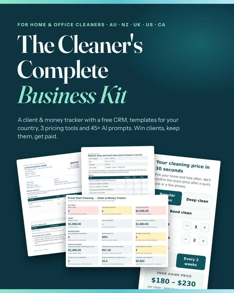 The Cleaner's Complete Business Kit cover