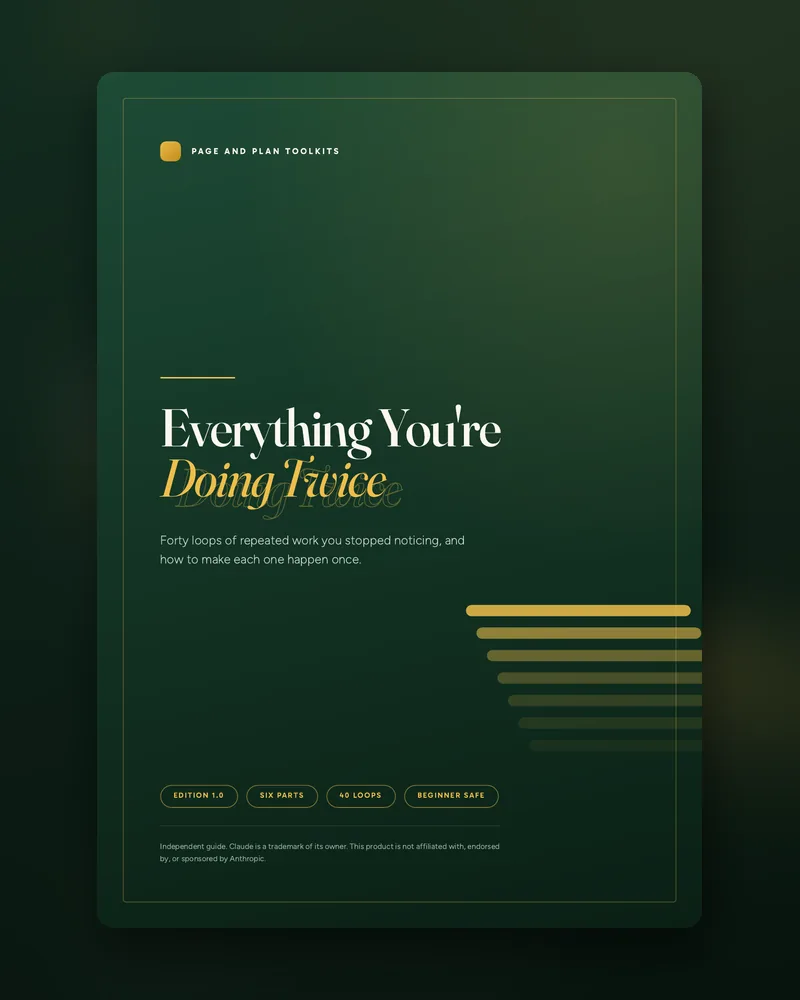 Everything You're Doing Twice cover